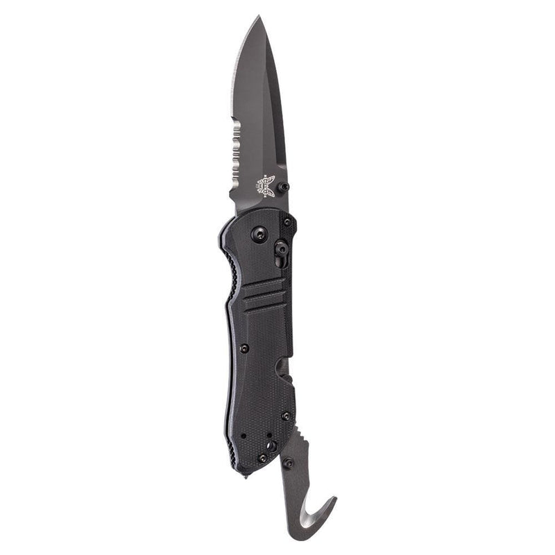 Benchmade Tactical Triage Folding Knife w/ Strap Cutter 917SBK