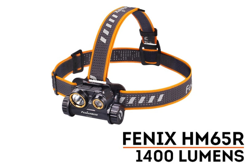 Fenix HM65R Rechargeable 1400 Lumen Headlamp 1 * 18650 Battery Included