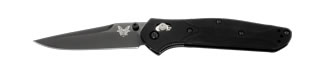 Benchmade Osborne Design 943BK Plain Edge Folding Knife (3.40 Inch Blade) S30V Steel