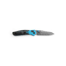 Benchmade 945-221 Mini Osborne Gold Class Damasteel Blade w/ Arctic Storm Fat Carbon Handles