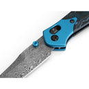 Benchmade 945-221 Mini Osborne Gold Class Damasteel Blade w/ Arctic Storm Fat Carbon Handles
