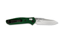 Benchmade 945 Mini Osborne Folding Knife 2.92in S30v Steel Blade Green Aluminum Handles