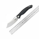 Kubey Knife Drake Liner Lock Folding Knife 3.7in Aus 10 Blade Black G10 Handles - KU239A