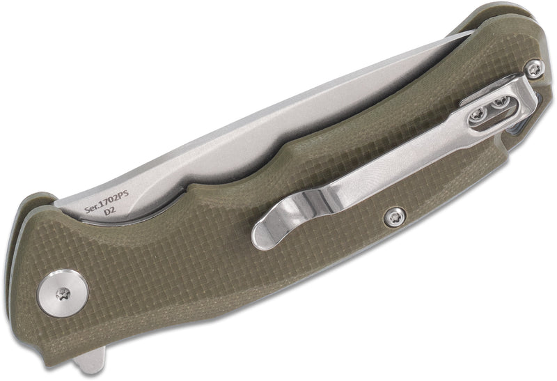 Artisan Cutlery 1702PS-GNF Folding Knife G10 Handles 3.07" Blade D2 Steel