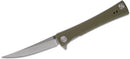 Artisan Cutlery 1805P-GNF Folding Knife Textured Green G10 Handles 4.06" D2 Stonewashed Blade