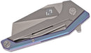 Artisan Cutlery 1819G-BUS Folding Knife Titanium Handles 2.91" Blade S35VN