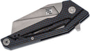 Artisan Cutlery 1819P-CFB Folding Knife Carbon Fiber Handles 2.91" Blade D2 Steel