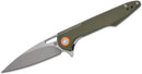 Artisan Cutlery 1821PS-GNF Folding Knife G10 Handles 3.0" Blade D2 Steel