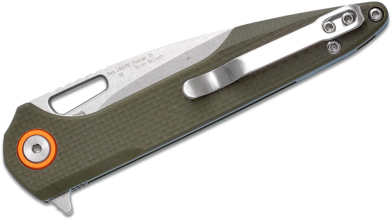 Artisan Cutlery 1821PS-GNF Folding Knife G10 Handles 3.0" Blade D2 Steel