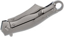 Artisan Cutlery 1828G-GYS Folding Knife Titanium and Carbon Fiber Handles 2.85" Blade S35VN