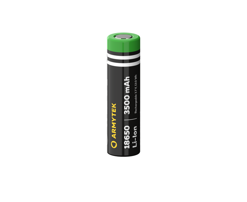Armytek 18650 Li-Ion 3500mAh battery / Without PCB / Rechargeable