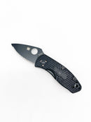 Spyderco AMBITIOUS™ LIGHTWEIGHT BLACK BLADE - SpyderEdge (C148SBBK)