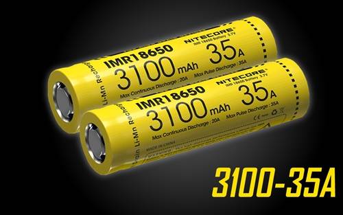 Nitecore IMR 3100 MAH 35A 18650 Rechargeable Batteries For Vaping Devi Nitecore IMR 3100 MAH 35A 18650 Rechargeable Batteries For Vaping Devi