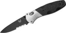 Benchmade 581SBK Barrage Assisted Folding Knife - Black / Combo M390 Super Steel