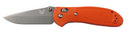Benchmade Griptilian 551H2O Folding Knife - Orange Handle