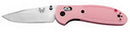 Benchmade Mini-Griptilian 556PNK Folding Knife - Pink