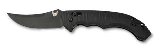 Benchmade Bedlam 8600BK Automatic Folding Knife - Black 3.95in Blade 154CM Steel