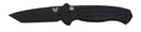 Benchmade AFO II 9051BK front view – 3.56″ black 154CM drop-point automatic knife