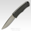 ProTech BR-1.3 Whiskers 3.125in 154cm Blade Black Textured Bolster