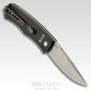 ProTech BR-1.3 Whiskers 3.125in 154cm Blade Black Textured Bolster