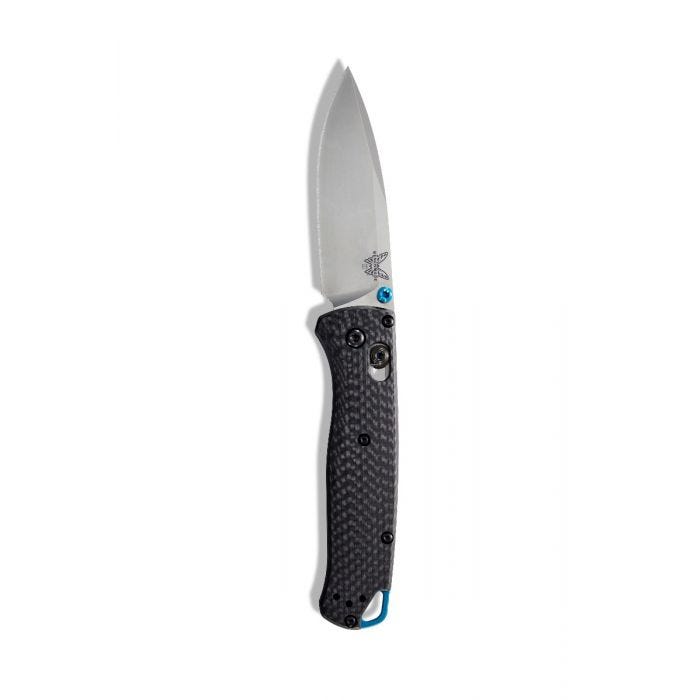 Benchmade 535-3 Bugout Carbon Fiber Folding Knife – 3.24" CPM-S90V Satin Drop-Point Blade, Ultra-Light EDC