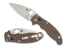 Spyderco Manix 2 15V Steel Sprint Run Brown G10 Handles  Folding Knife - C101GPBN15V2