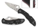 Spyderco DELICA® 4 Lightweight Thin Red Line PS - C11FPSBKRD