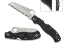 Spyderco C14FBKRD3 RESCUE™ 3 Lightweight Thin Red Line Serrated