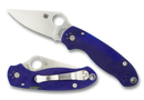 Spyderco Para 3 Folding Knife 3in S110v Steel Blade w/ Dark Blue/Purple G-10 Handles - C223GPDBL