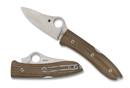 Spyderco/LionSteel C255CMP SpyOpera Folding Knife 2.9in M390 Steel Blade Micarta Handles
