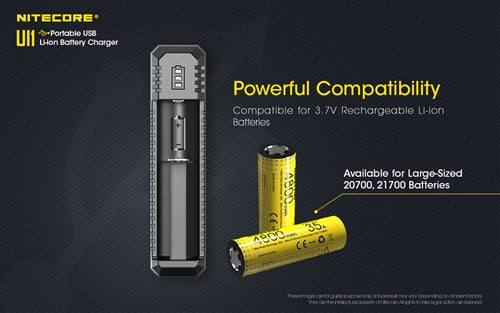 Nitecore UI1 Single-Slot Intelligent USB Lithium-Ion Battery Charger
