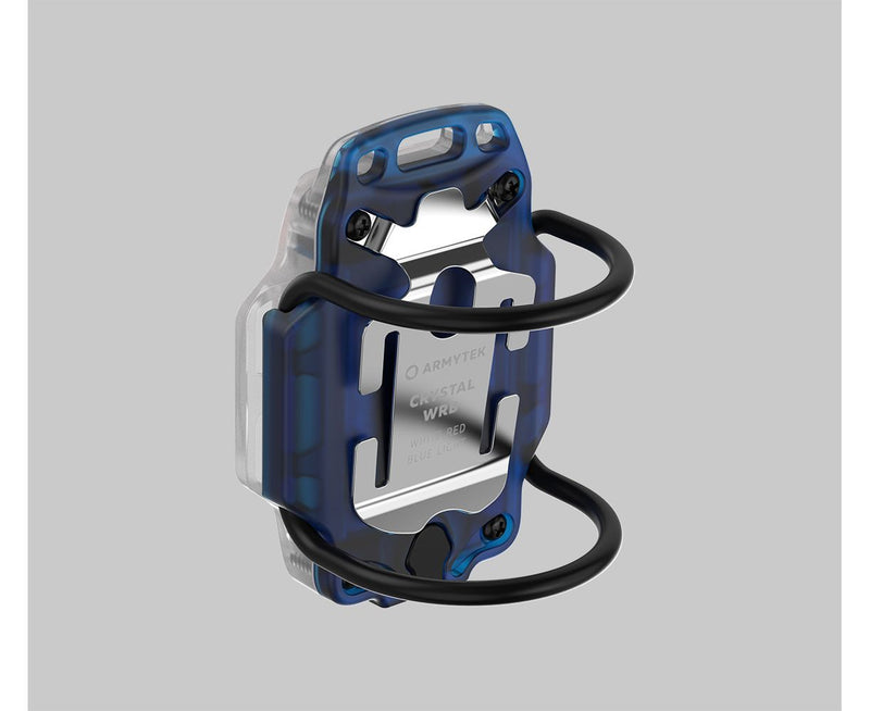 Armytek Crystal WRB Blue / White & Red & Blue Light/ 150 lm & 30 lm & 17 lm / headband / bicycle mount / built-in Li-Pol battery