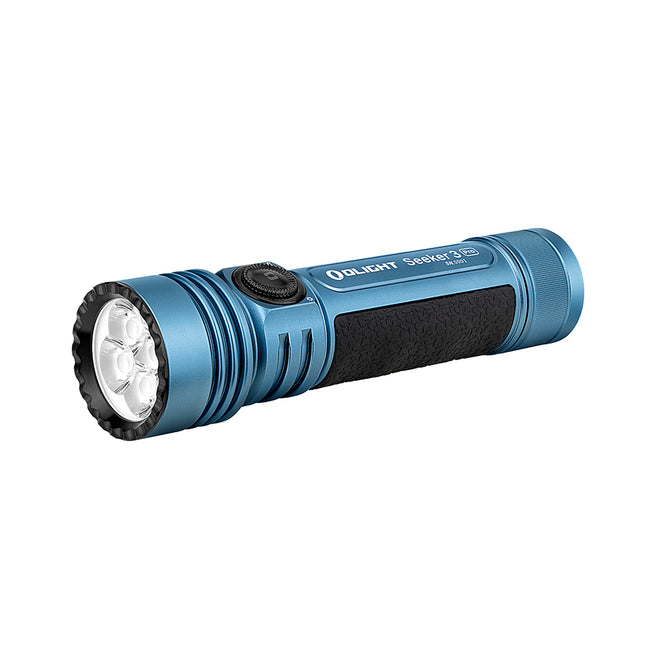 Olight Seeker 3 Pro 4,200 Lumen Rechargeable Flashlight - Lake BLue
