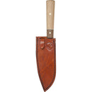 Condor Kondoru Kitchen Santoku 6.5 in 1095 High Carbon Steel Blade Hickory and Walnut Handle