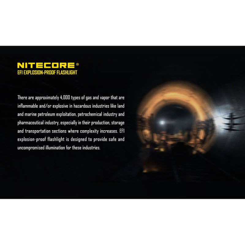 Nitecore EH1 Explosion Proof 2 x 18650 CREE XP-G2 S3 LED 260 Lumen Headlamp