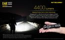 Nitecore E4K 4400 Lumen USB-C Rechargeable Flashlight 1 x 21700 Battery 4x CREE XP-L2 V6 LED