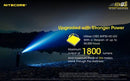 Nitecore EC4GTS 2 x 18650 1800 Lumen CREE XHP35 HD LED Flashlight