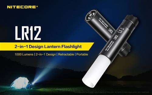 NITECORE LR12 1000 Lumen Mini 2-in-1 Lantern Flashlight