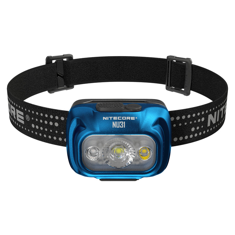 NITECORE NU31 550 Lumen LED Rechargeable Headlamp (Blue)