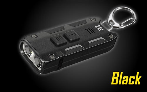 Nitecore TIP SE 700 Lumen USB-C Rechargeable Keychain Flashlight - Black