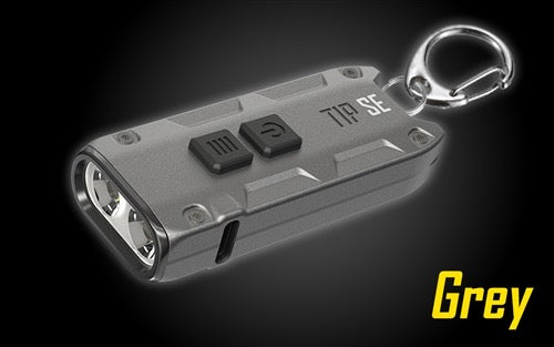 Nitecore TIP SE 700 Lumen USB-C Rechargeable Keychain Flashlight - Grey