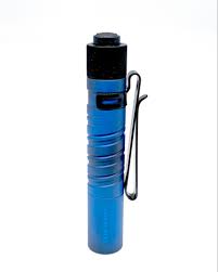 Going Gear Custom Cerakote Series - Olight i3T Flashlight 180 Lumen AAA Battery - Battle Worn Blue