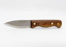 Condor Mini Bushlore Full Tang Fixed Blade Knife w/ Hood Handle and Hand Crafter Leather Sheath - GoingGear.com