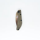 Dwyer Custom Goods DCG BBNL Recurve Bowie Folding Knife CarTech CTS XHP Alloy Blade Molten Titanium Handles