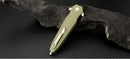 Artisan Cutlery Hornet Liner Lock Knife Green G-10 Curve (3.54" SW D2)