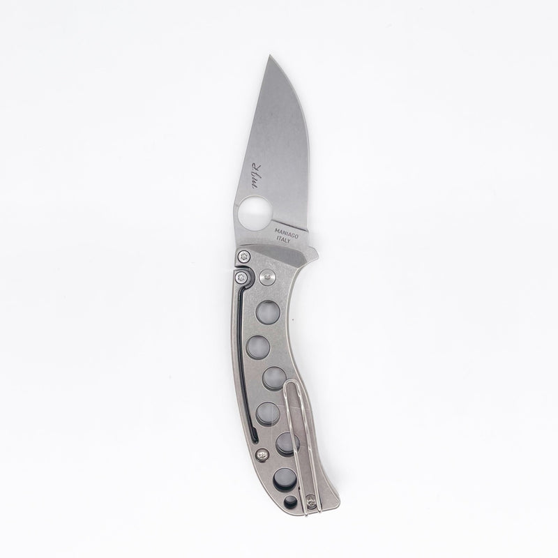 Spyderco PITS Sprint Run Titanium Folding Knife 2.97in M390 Steel Blade - C192TIPM390