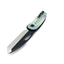 Bestech Knives Explorer Folding Knife 2.87in D2 Satin + Black Steel Blade - BG37C