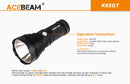 Acebeam K65GT 6500 Lumen High Powered Search Light LUMINUS SBT-90-GEN2 LED