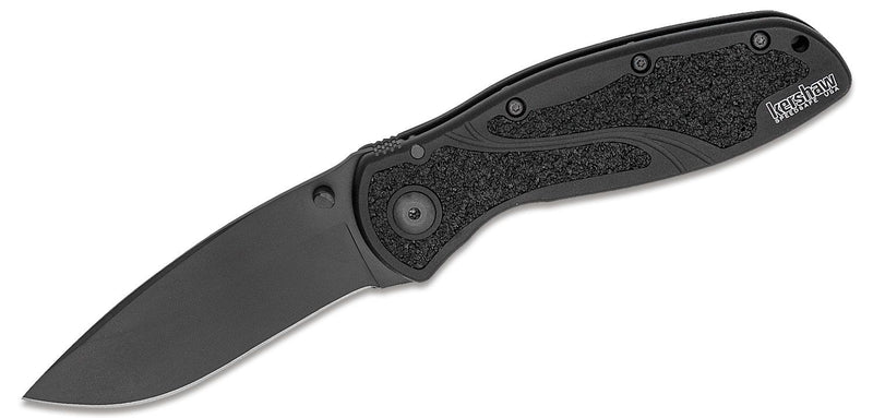 Kershaw 1670BLK Blur Assisted Opening Folding Knife 3.4in 14C28N Stainless Steel Blade