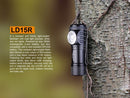 Fenix LD15R 500 Lumen Right-Angled Micro USB Rechargeable Flashlight Cree XP-G3 white LED